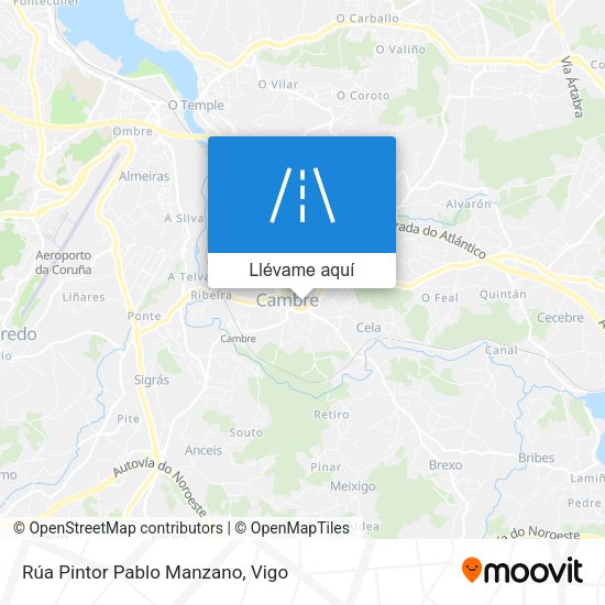 Mapa Rúa Pintor Pablo Manzano