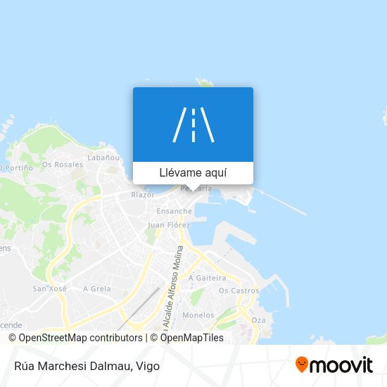 Mapa Rúa Marchesi Dalmau