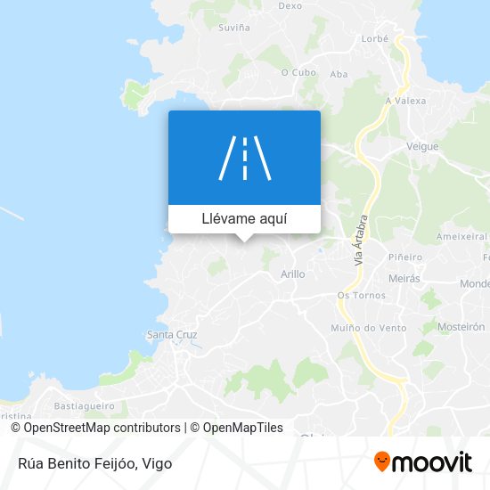 Mapa Rúa Benito Feijóo
