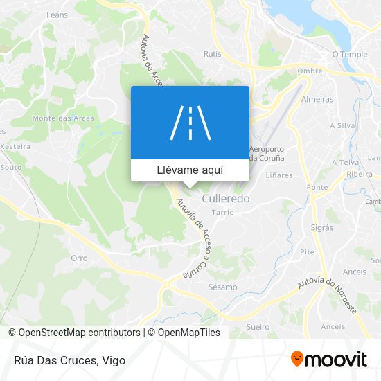 Mapa Rúa Das Cruces