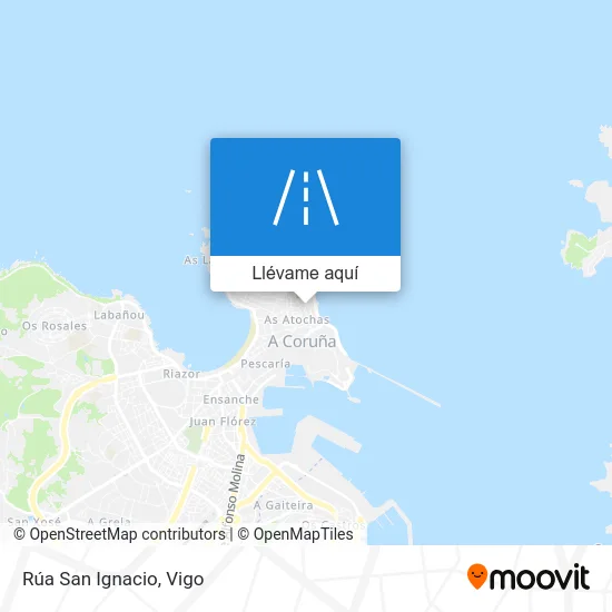 Mapa Rúa San Ignacio