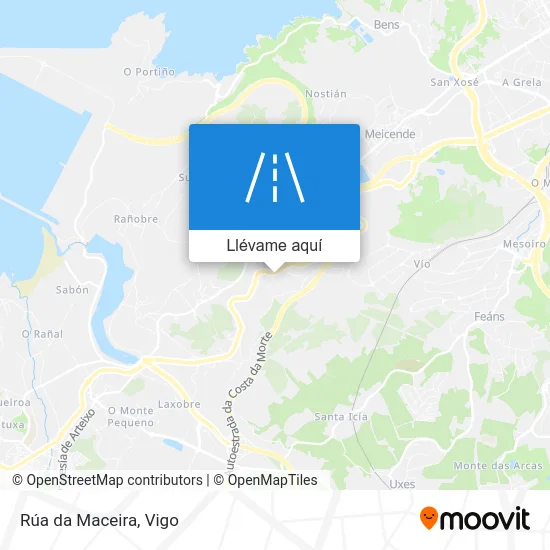 Mapa Rúa da Maceira