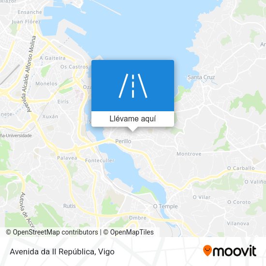 Mapa Avenida da II República