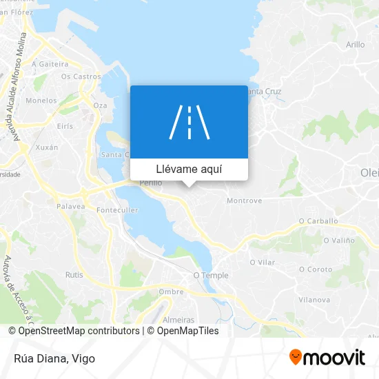 Mapa Rúa Diana