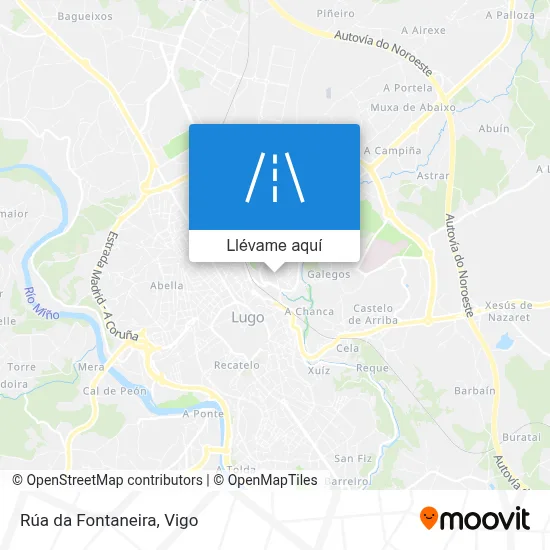 Mapa Rúa da Fontaneira