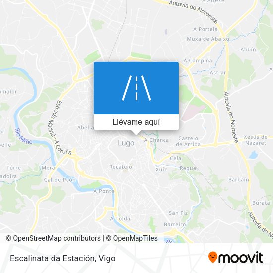 Mapa Escalinata da Estación