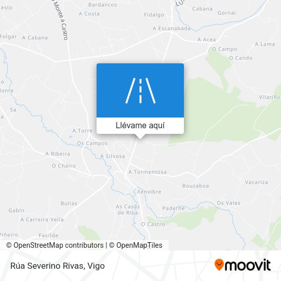 Mapa Rúa Severino Rivas