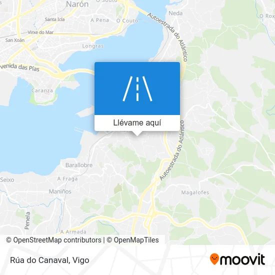 Mapa Rúa do Canaval