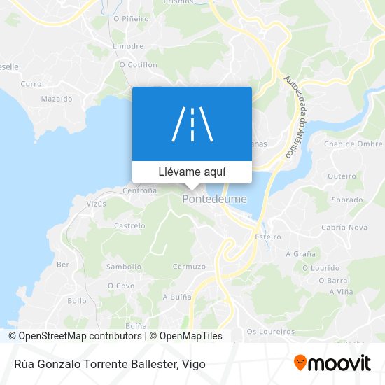 Mapa Rúa Gonzalo Torrente Ballester