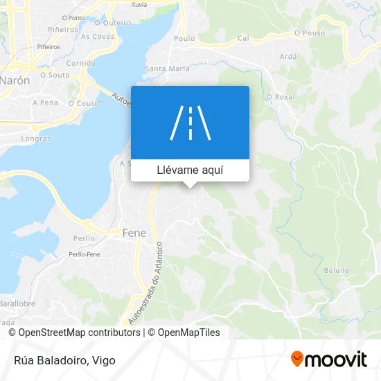 Mapa Rúa Baladoiro