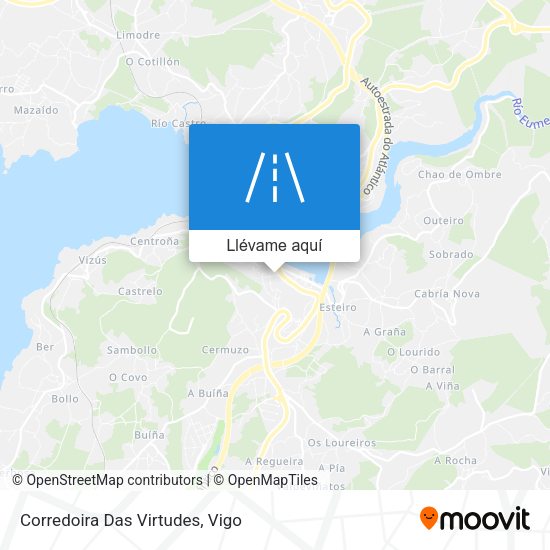 Mapa Corredoira Das Virtudes
