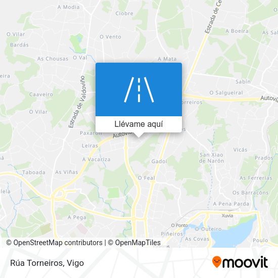 Mapa Rúa Torneiros