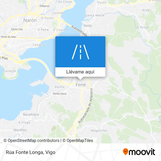 Mapa Rúa Fonte Longa