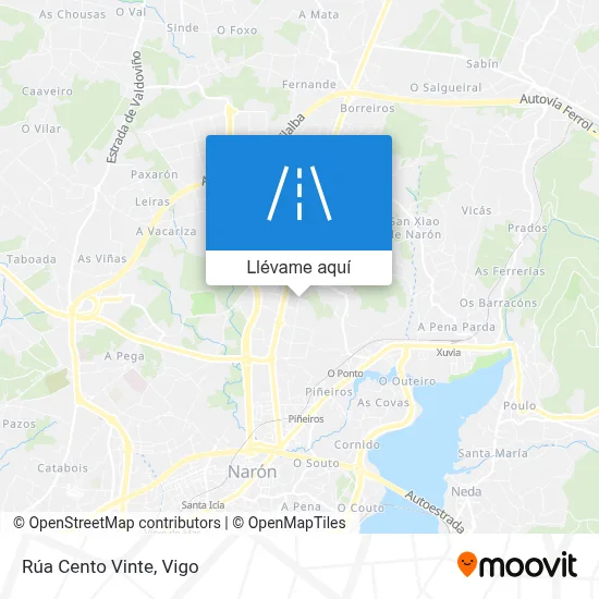 Mapa Rúa Cento Vinte