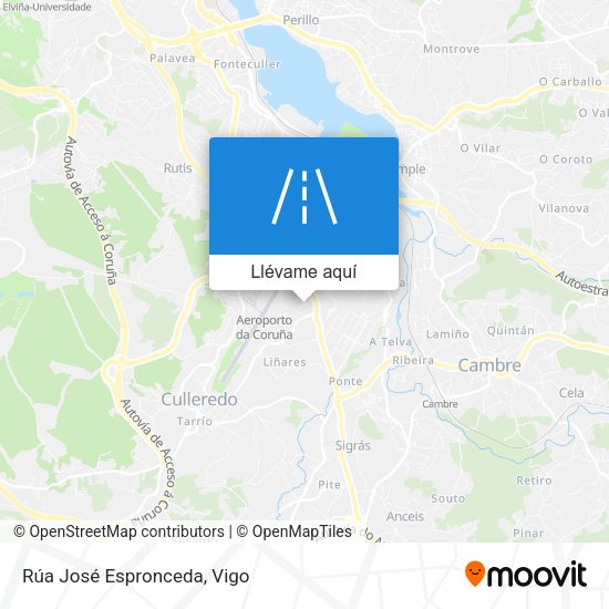 Mapa Rúa José Espronceda