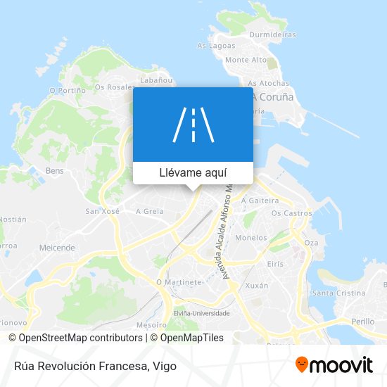 Mapa Rúa Revolución Francesa