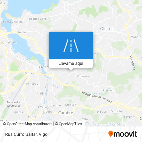 Mapa Rúa Curro Baltar