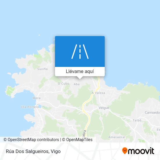 Mapa Rúa Dos Salgueiros
