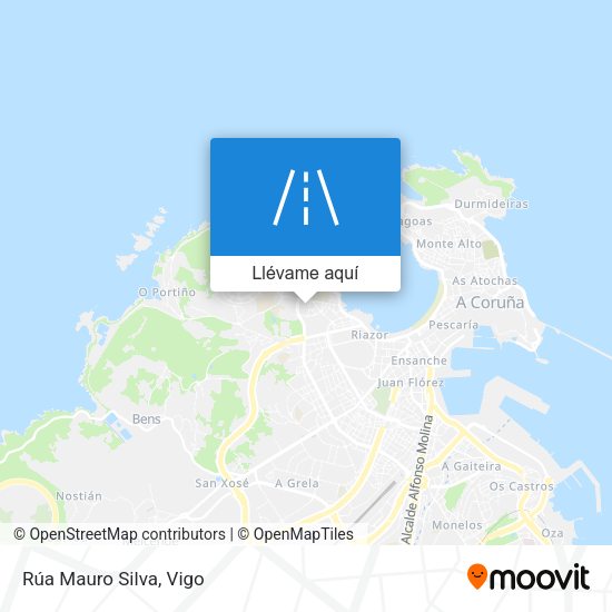 Mapa Rúa Mauro Silva