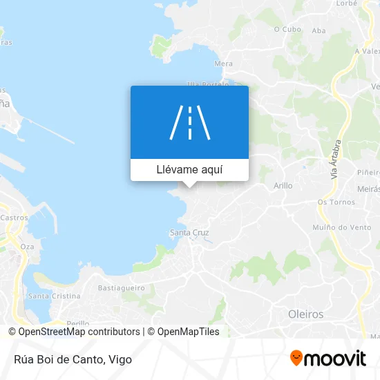 Mapa Rúa Boi de Canto