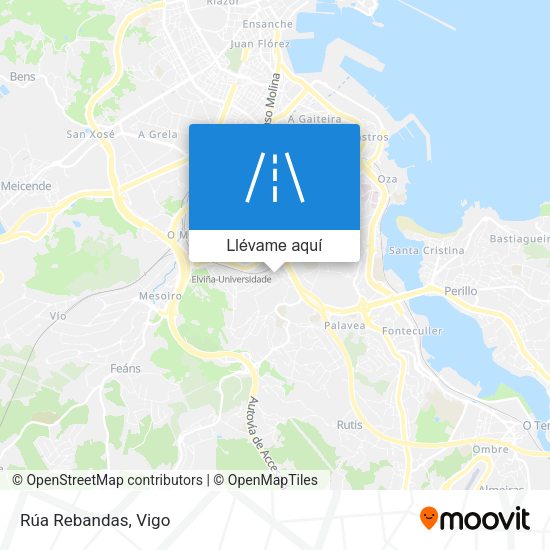 Mapa Rúa Rebandas