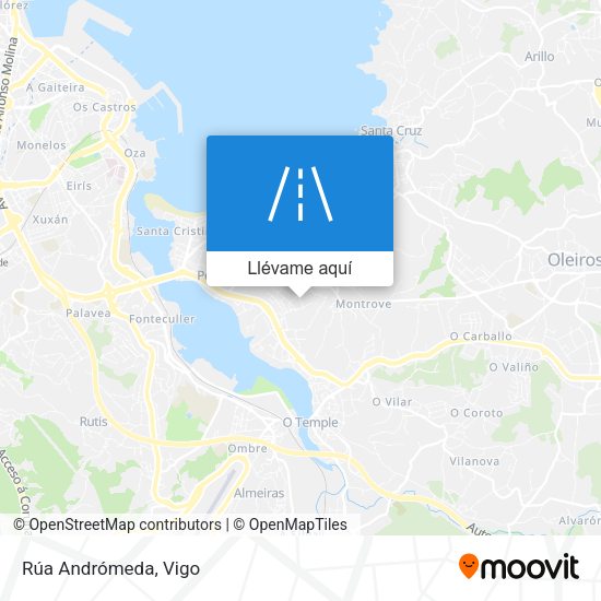 Mapa Rúa Andrómeda