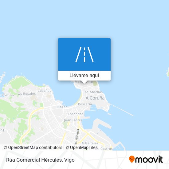 Mapa Rúa Comercial Hércules