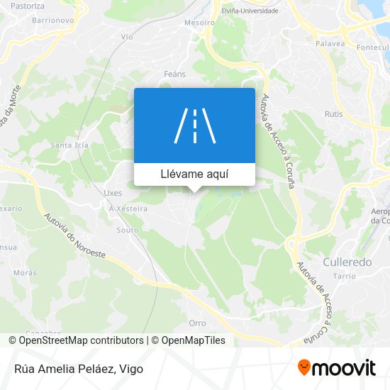 Mapa Rúa Amelia Peláez