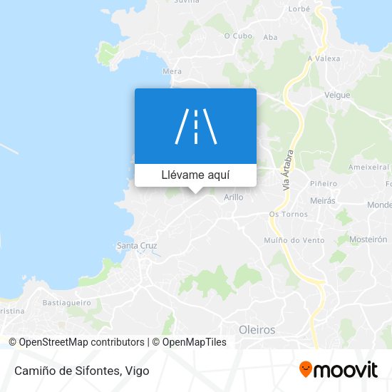 Mapa Camiño de Sifontes