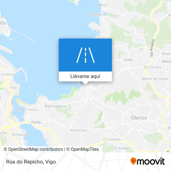 Mapa Rúa do Repicho