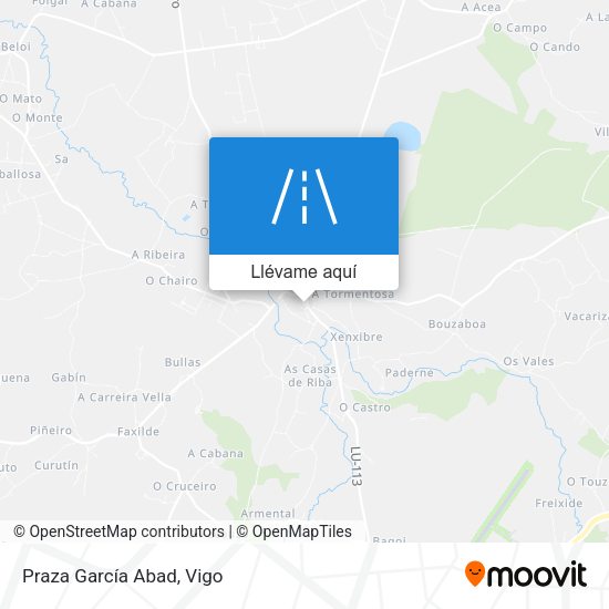 Mapa Praza García Abad