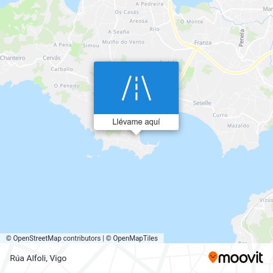 Mapa Rúa Alfoli