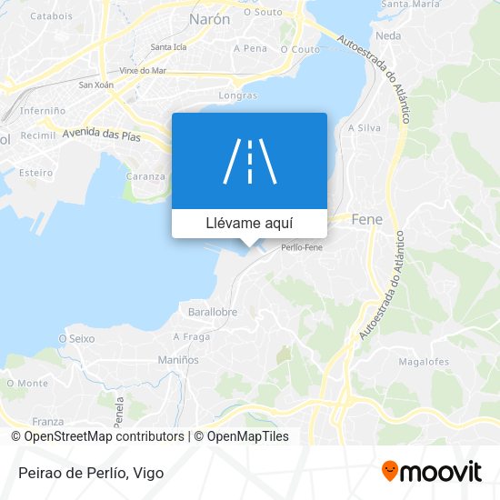 Mapa Peirao de Perlío