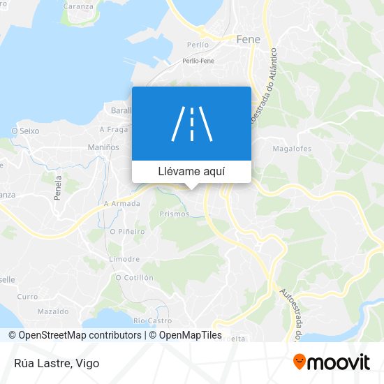Mapa Rúa Lastre