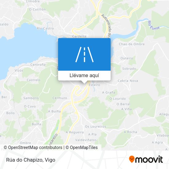 Mapa Rúa do Chapizo
