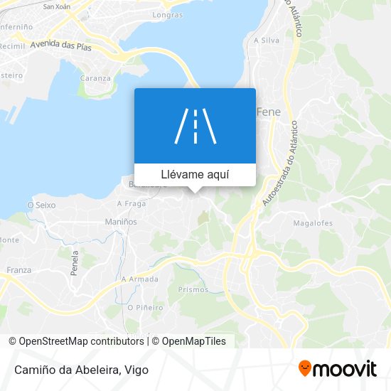 Mapa Camiño da Abeleira