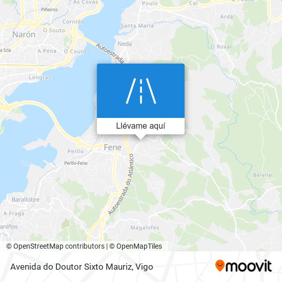 Mapa Avenida do Doutor Sixto Mauriz