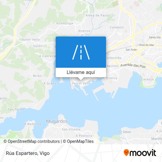 Mapa Rúa Espartero