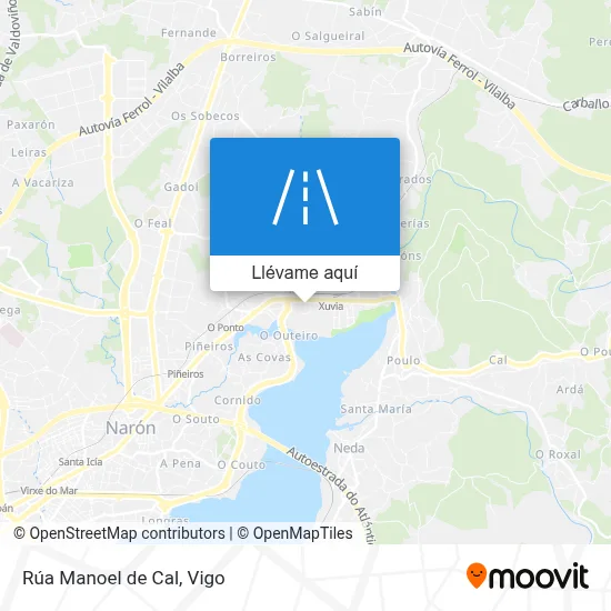 Mapa Rúa Manoel de Cal