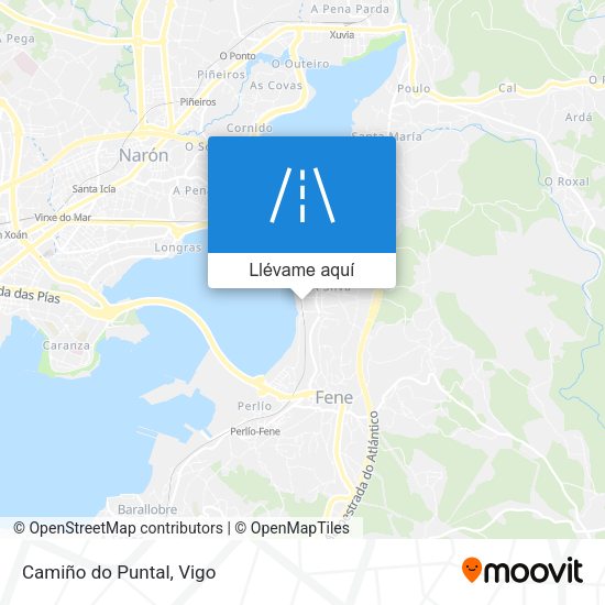 Mapa Camiño do Puntal