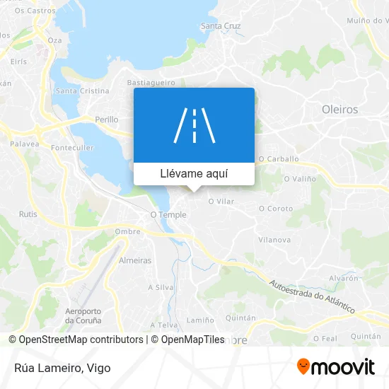 Mapa Rúa Lameiro