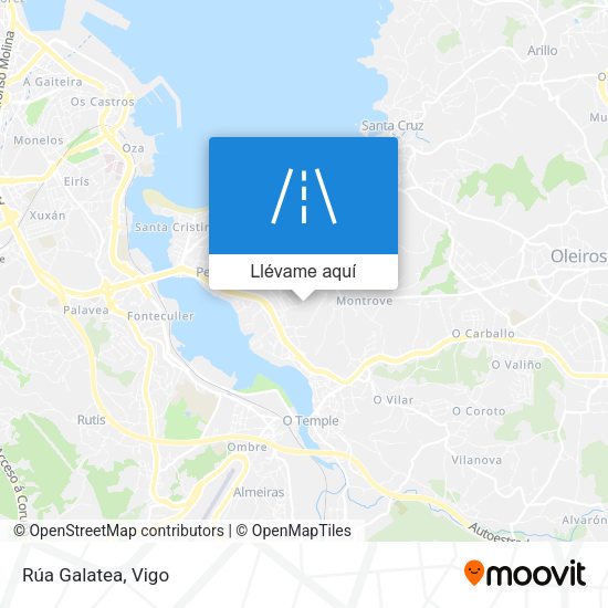 Mapa Rúa Galatea