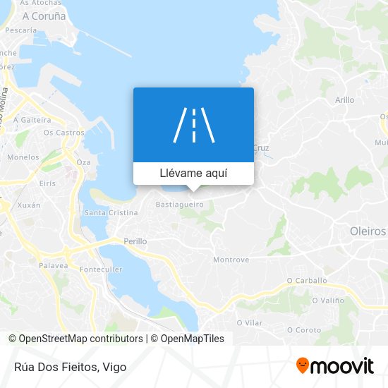 Mapa Rúa Dos Fieitos