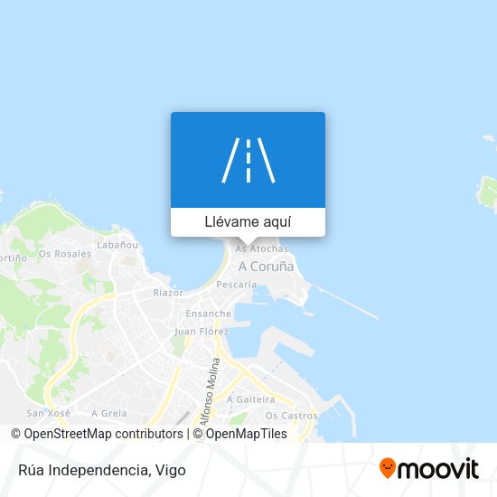 Mapa Rúa Independencia