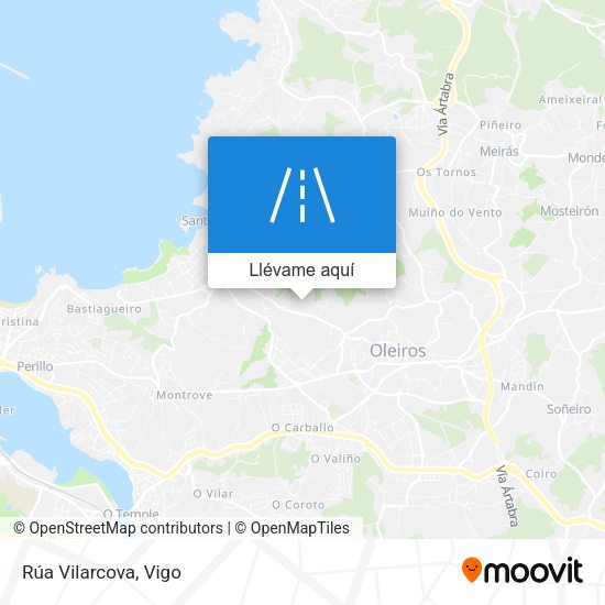 Mapa Rúa Vilarcova