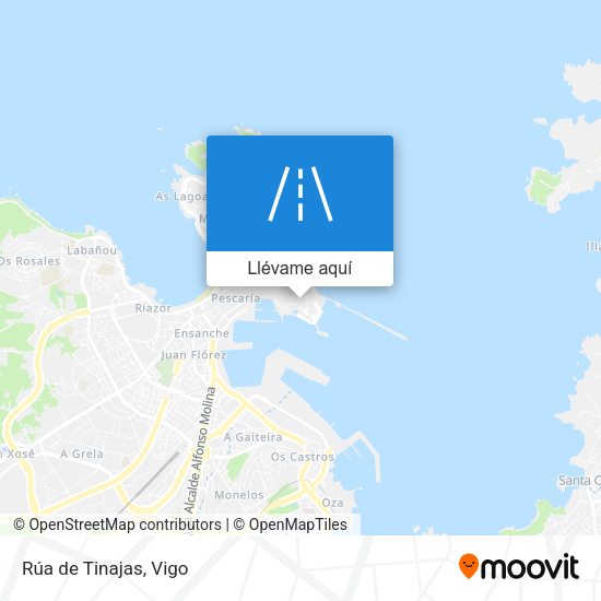 Mapa Rúa de Tinajas