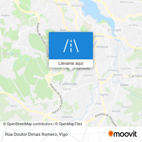 Mapa Rúa Doutor Dimas Romero