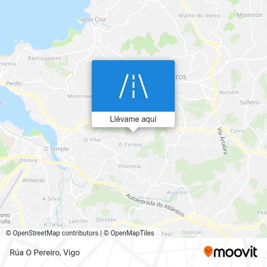 Mapa Rúa O Pereiro