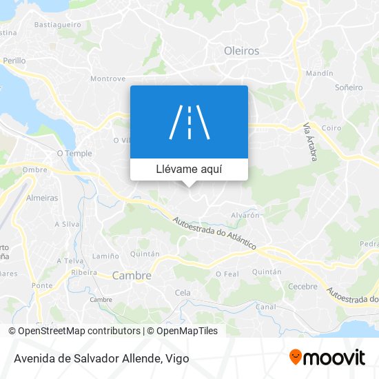 Mapa Avenida de Salvador Allende