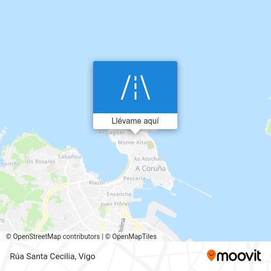 Mapa Rúa Santa Cecilia